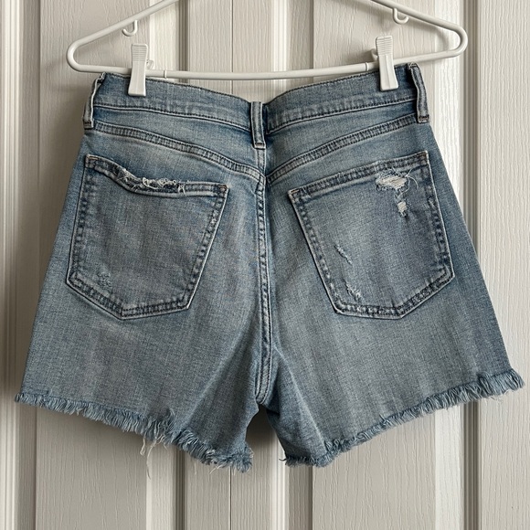 Gap denim high rise shorts sz 4 / 27 - Picture 2 of 4